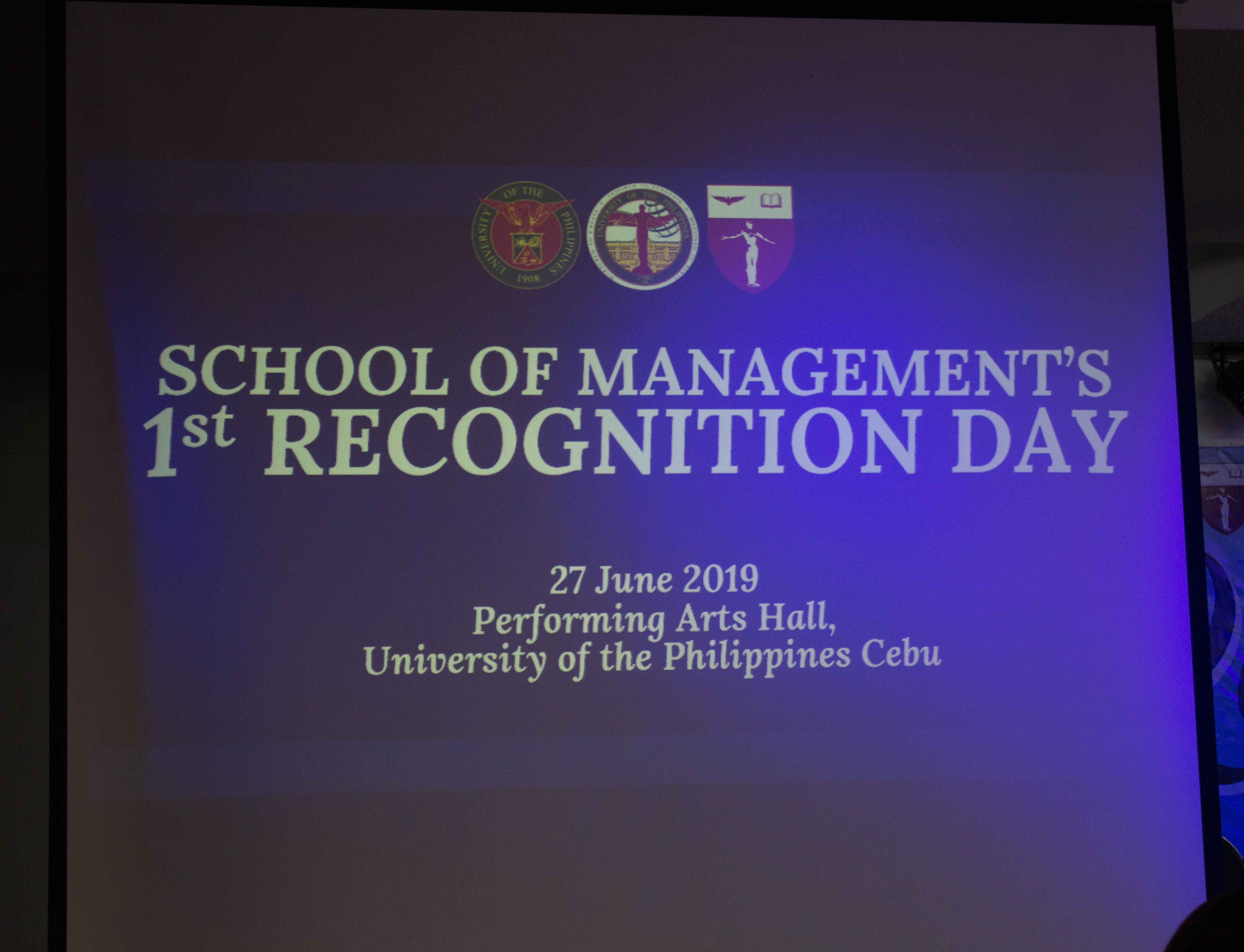 SoM’s 1st Recognition Day!