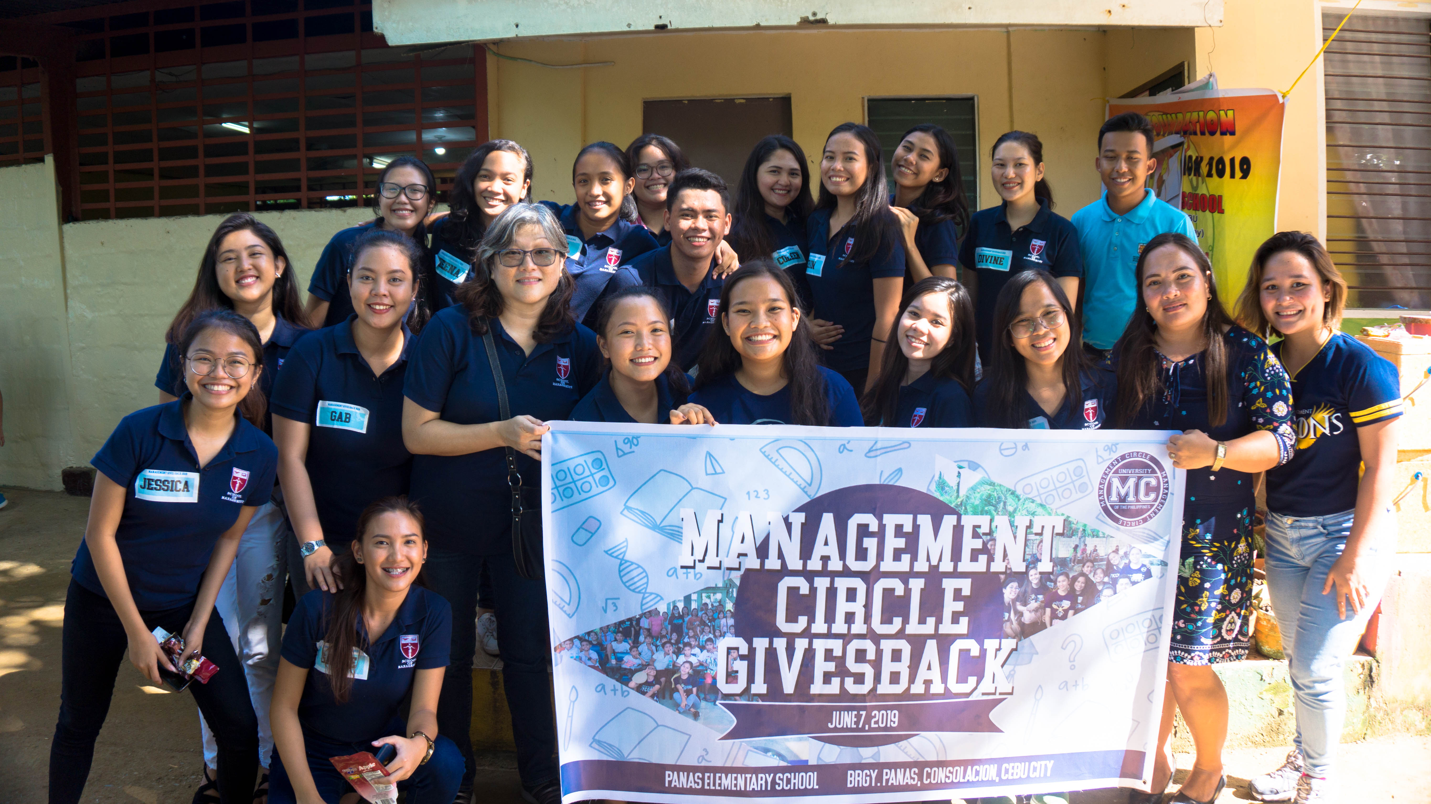 Management Circle Gives Back to Panas Elementary School, Consolacion, Cebu