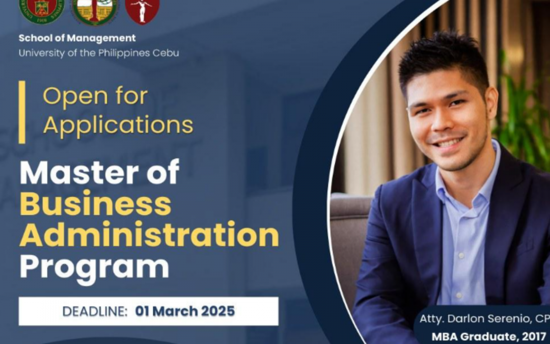 UP Cebu MBA Program is Accepting Applications for AY 2025-2026