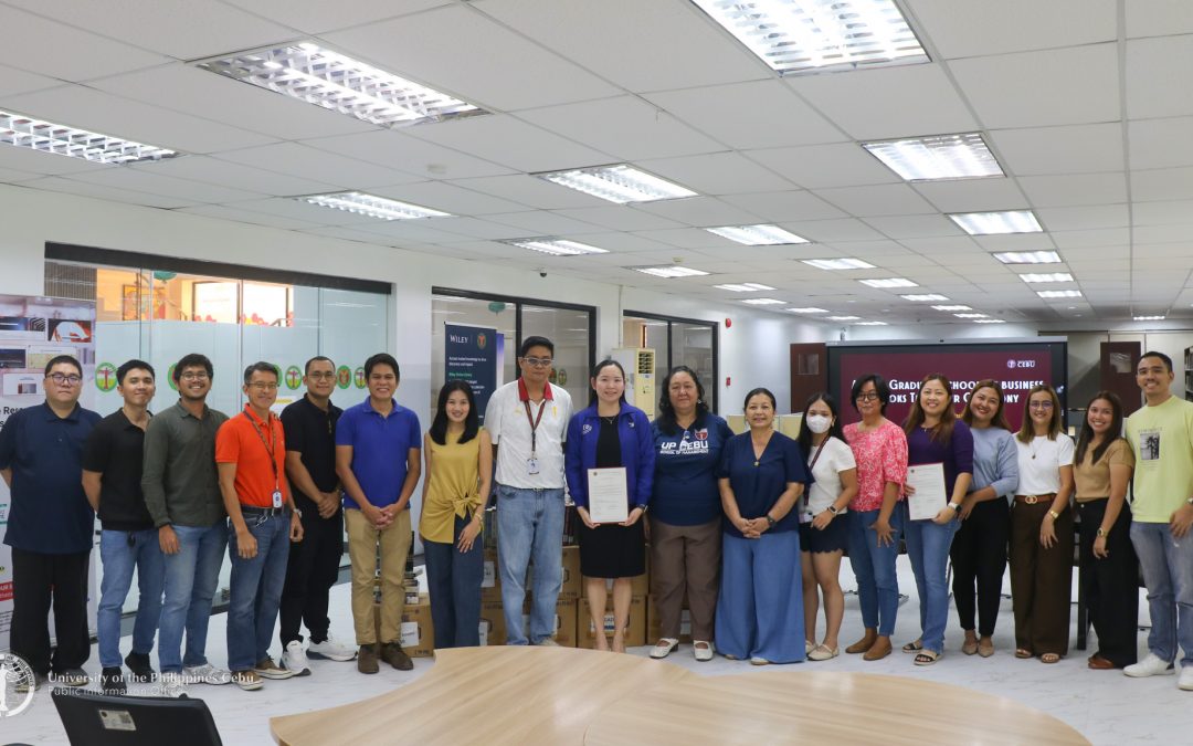 UP Cebu Library Receives 878 Business Books from Ateneo School of Business