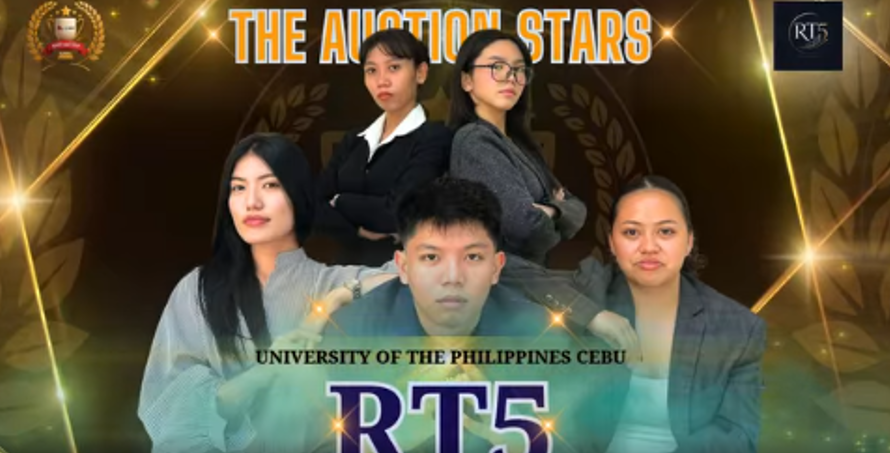 UP Cebu Team RT5 Receives Auction Stars Special Award
